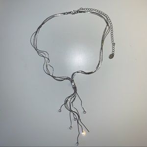 ICING Silver Droplet Necklace